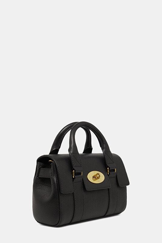 BLACK LEATHER BAG 3