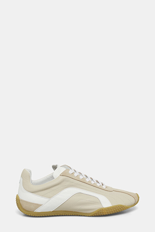ECRU LEATHER SNEAKER