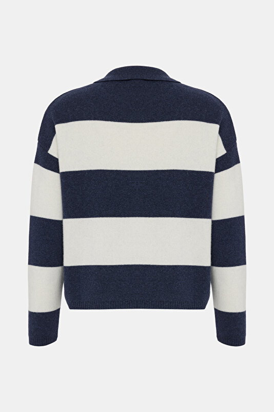 ECRU POLO NECK TRICOT 2