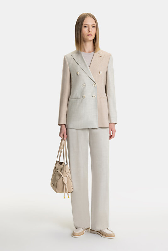 ECRU SURPLICE NECKLINE (CROSS-OVER NECKLINE) JACKET 4