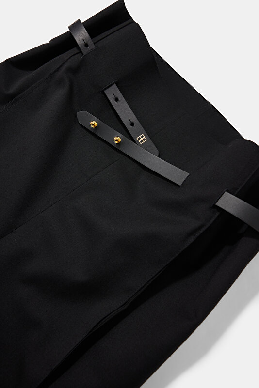 BLACK WOOL TROUSERS 3