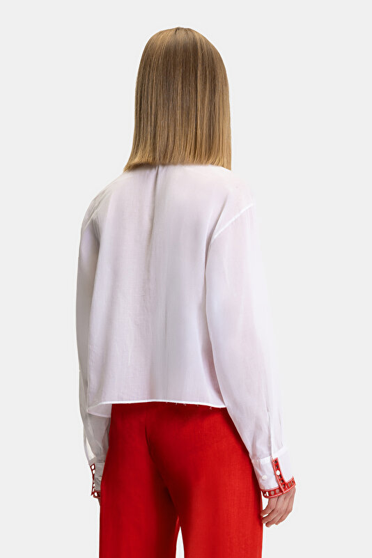 RED LONG SLEEVE SHIRT 2