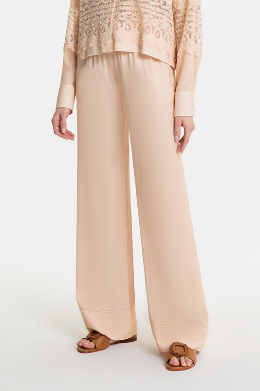 SALMON WIDE LEG TROUSERS 2