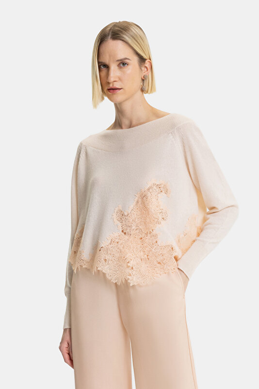 SALMON BOAT NECK TRICOT