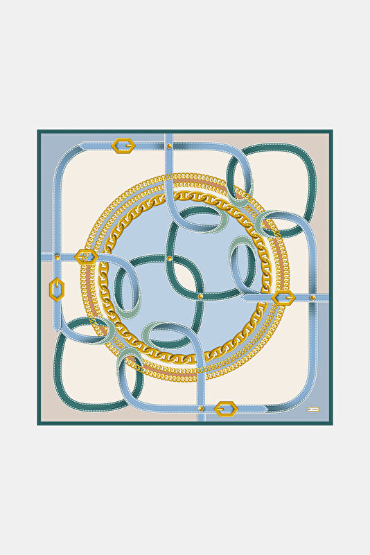 MINK OBJECT DESIGN TWILL SCARF