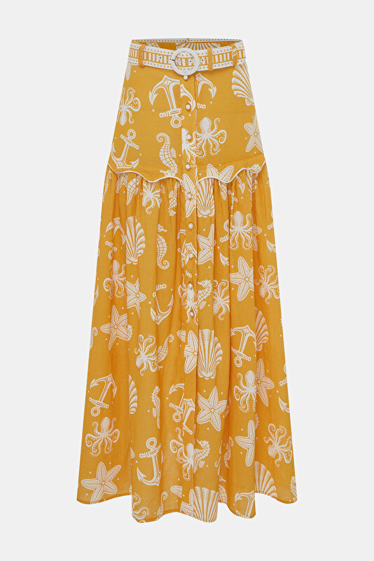 DARK YELLOW SKIRT