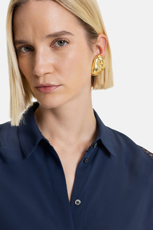 NAVY BLUE LONG SLEEVE SHIRT 4