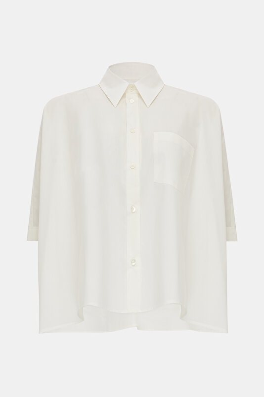 RELAX FIT ECRU SHIRT