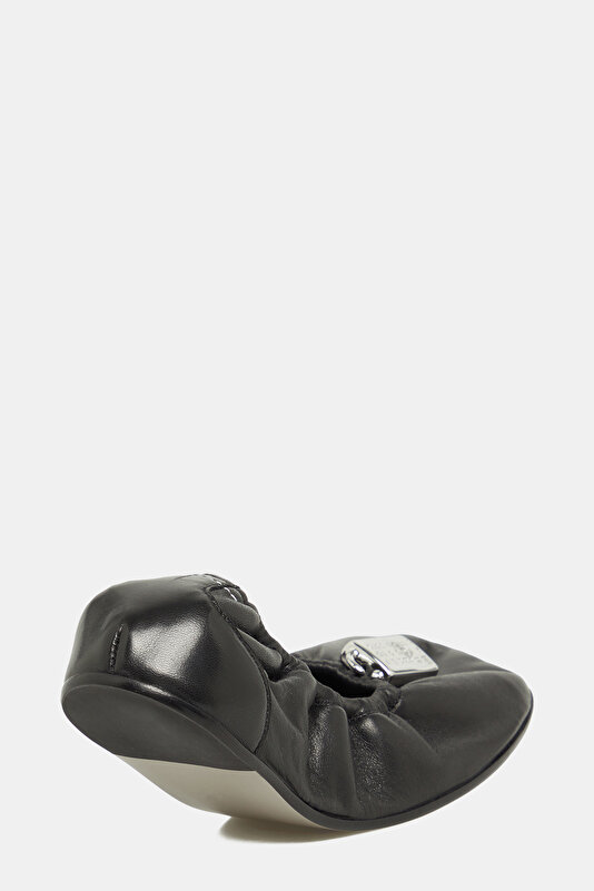 BLACK FLAT SHOES 3
