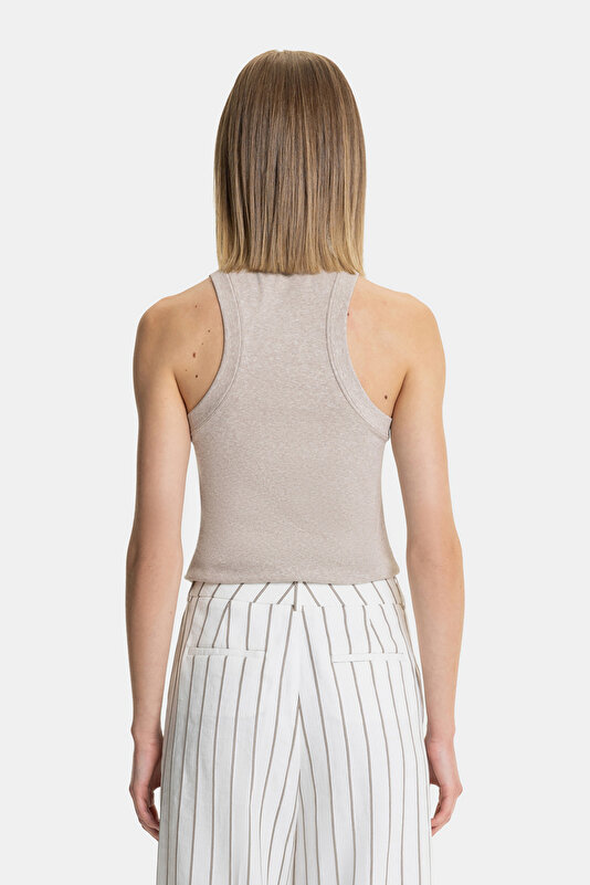 MINK HALTER SLEEVELESS TSHIRT 2