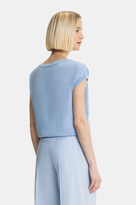 BLUE BOAT NECK TRICOT 2