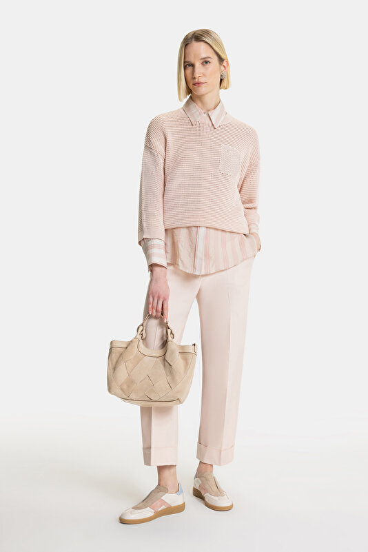 POWDER BASIC / ROUND NECKLINE TRICOT 4