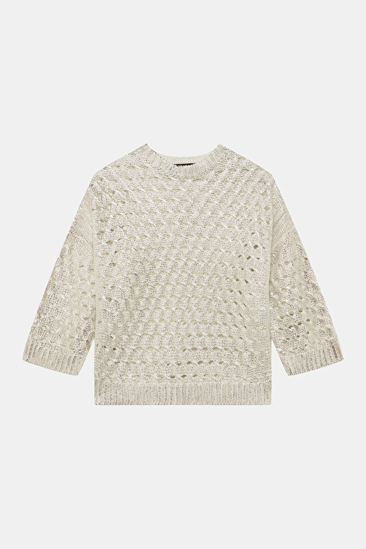 ECRU BASIC / ROUND NECKLINE TRICOT