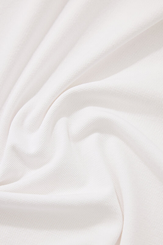 WHITE POLO NECK SHORT SLEEVE TSHIRT 4