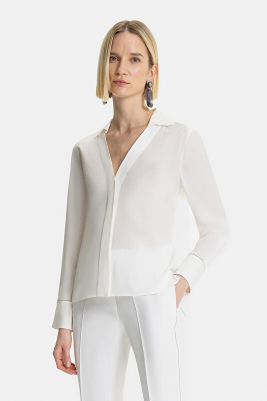 ECRU LONG SLEEVE SHIRT