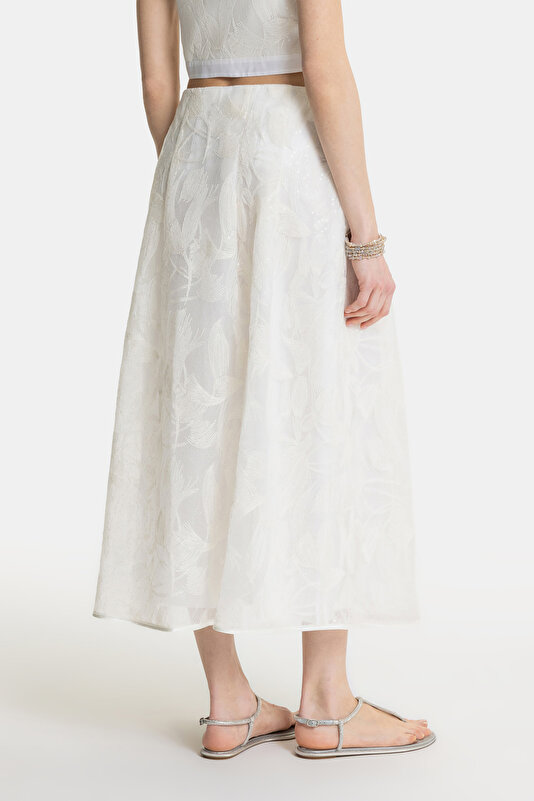 ECRU MIDI SKIRT 3