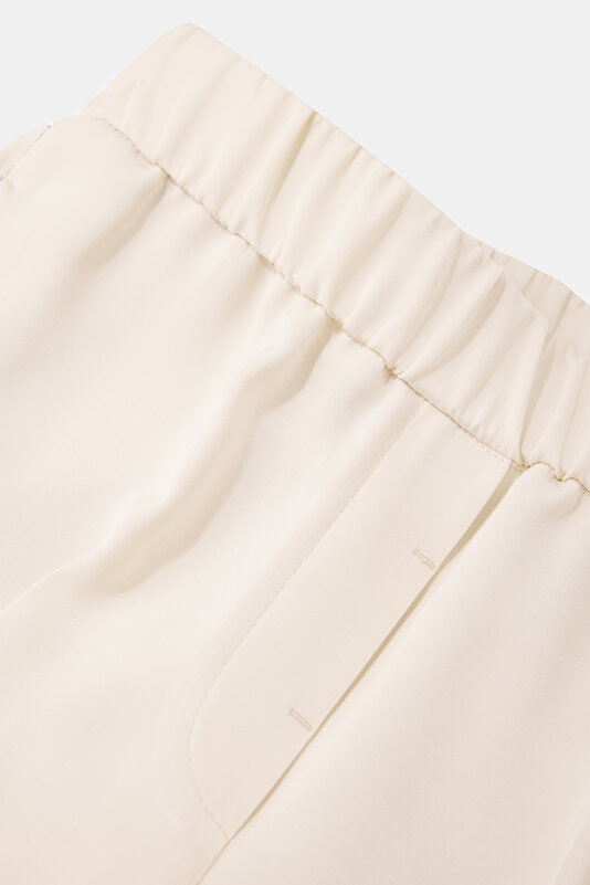 BEIGE WIDE LEG TROUSERS 4