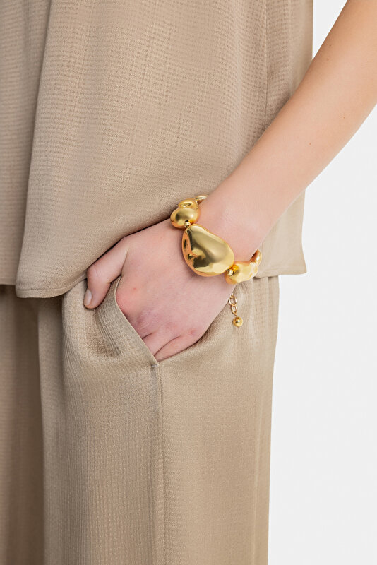 CAMEL WIDE LEG TROUSERS 4