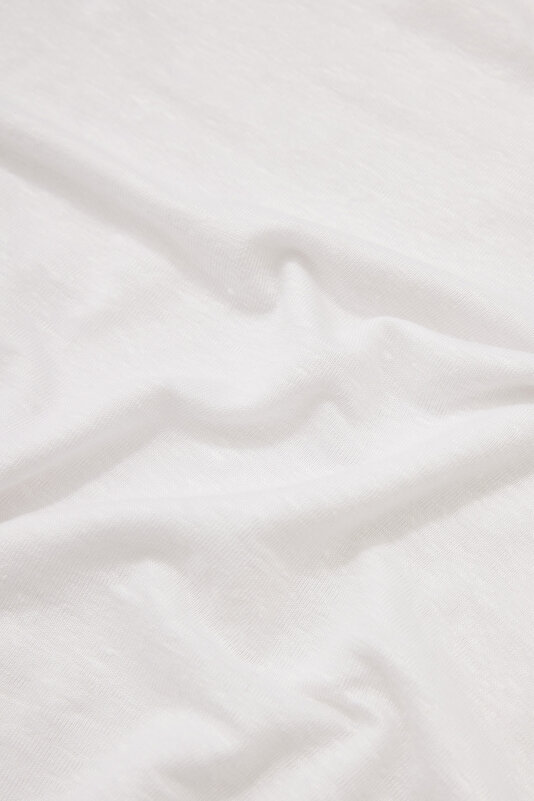 WHITE V NECK OFF THE SHOULDER TSHIRT 4