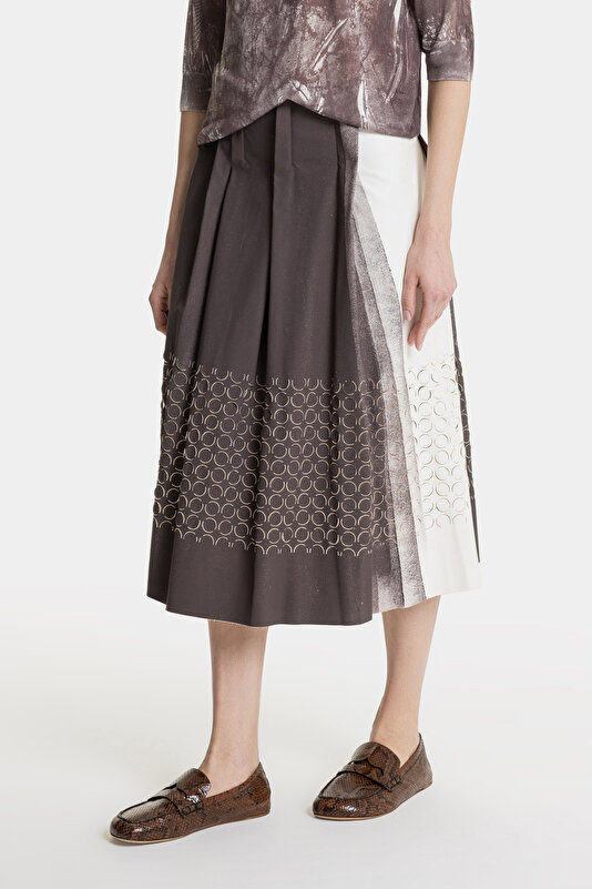 ECRU MIDI SKIRT 2