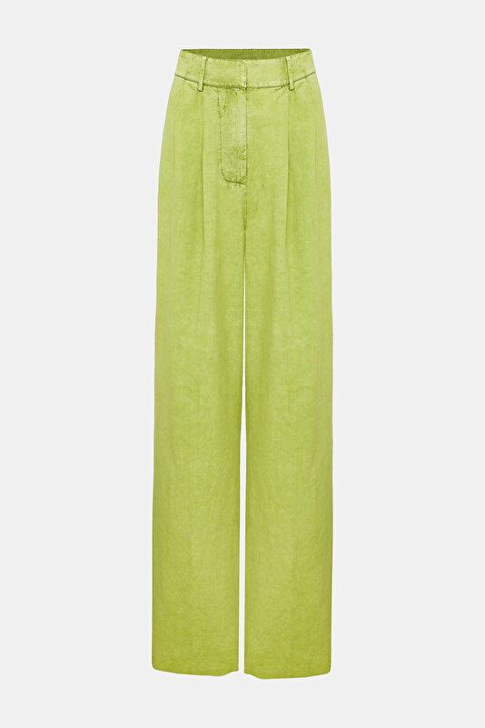 WHITE WIDE LEG TROUSERS 4