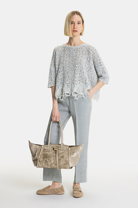 ECRU BASIC / ROUND NECKLINE TRICOT 4