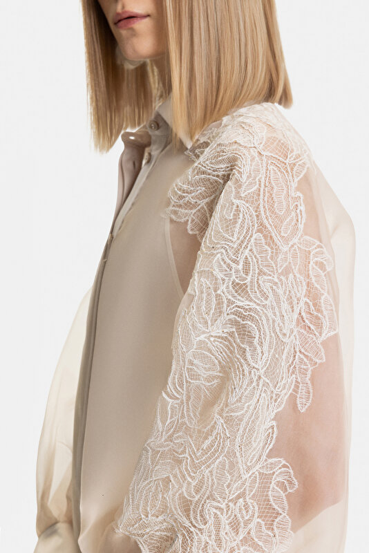 BEIGE LONG SLEEVE SHIRT 3