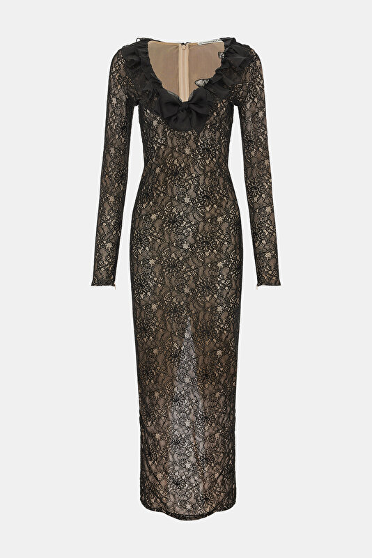 BLACK MİDİ DRESS