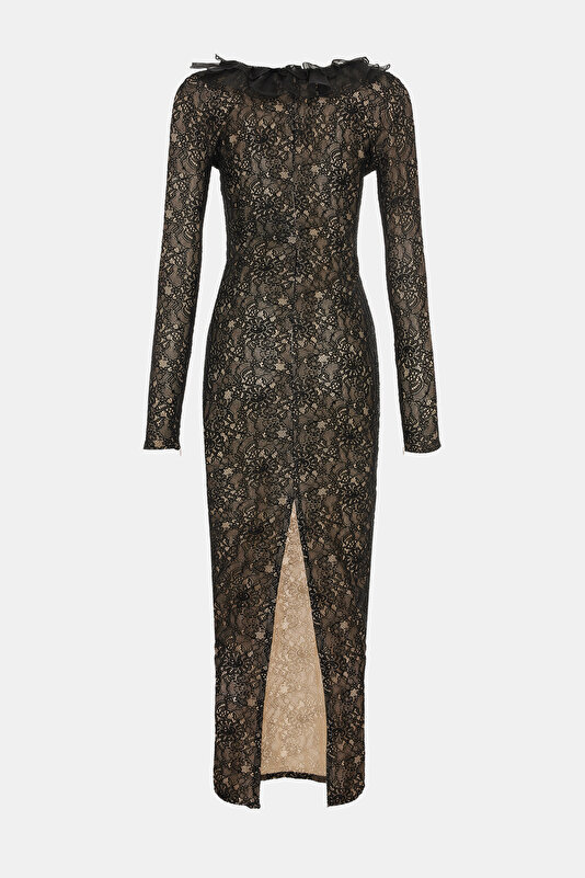 BLACK MİDİ DRESS 2