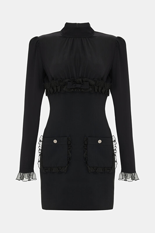 BLACK MİNİ DRESS