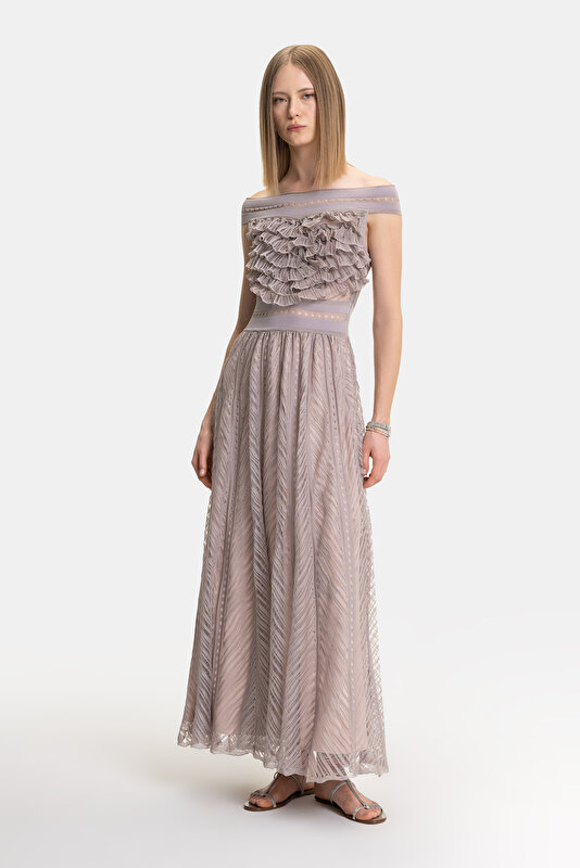 MINK SLEEVELESS DRESS 4