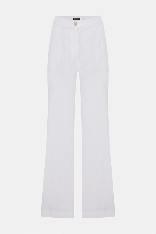 GREY WIDE LEG TROUSERS 4