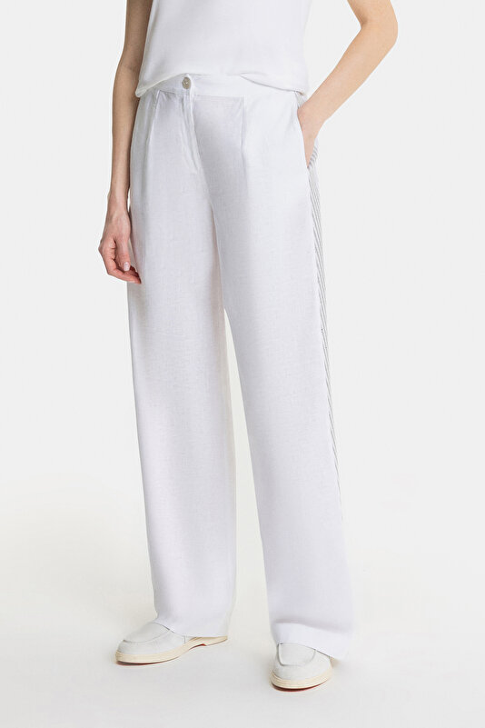 GREY WIDE LEG TROUSERS 2