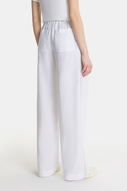 GREY WIDE LEG TROUSERS 3