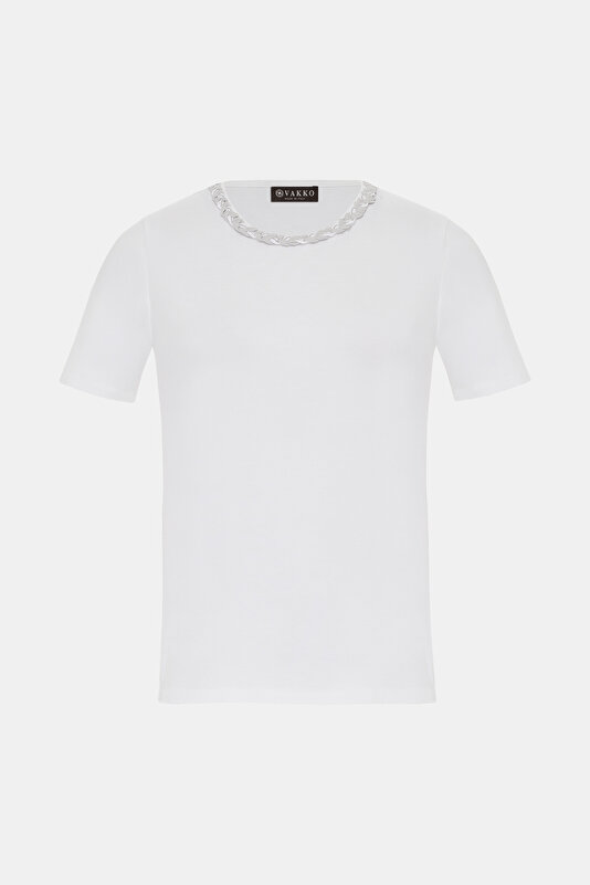 GREY BASIC / ROUND NECKLINE SHORT SLEEVE TSHIRT 4