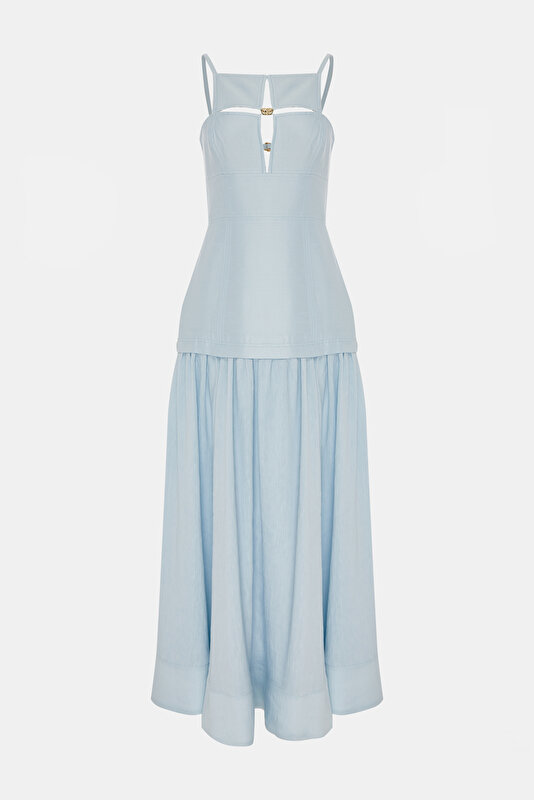 ICE BLUE MAXI DRESS