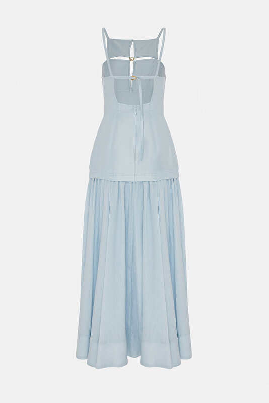 ICE BLUE MAXI DRESS 2