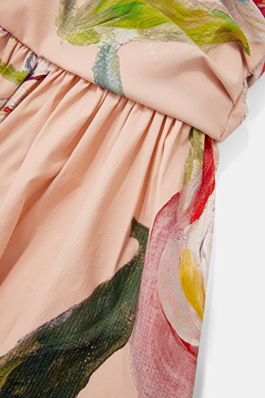 MULTİCOLOR DESİGN FİLLED MAXİ DRESS 4