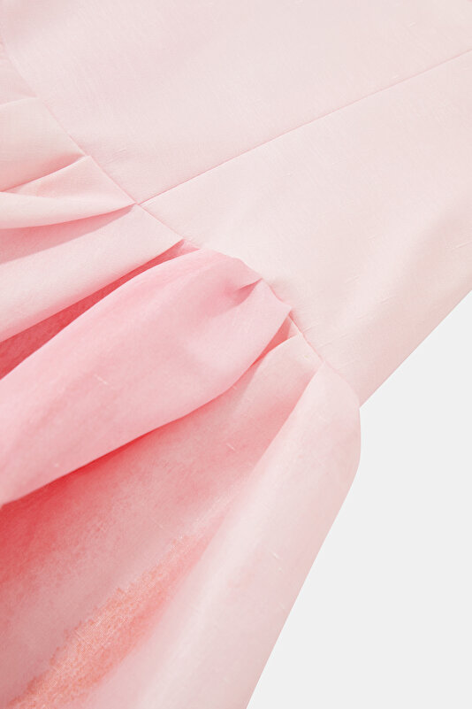 DARK PINK DEGRADE DESIGN MAXI DRESS 4