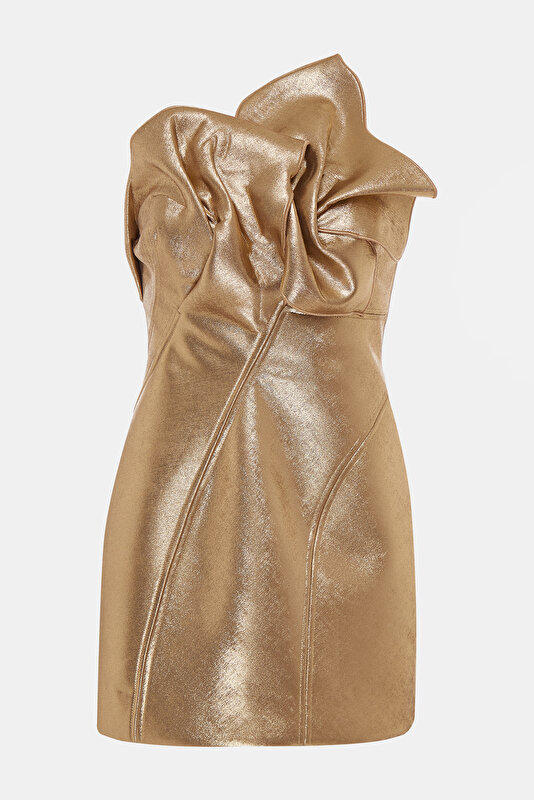 GOLD MINI DRESS