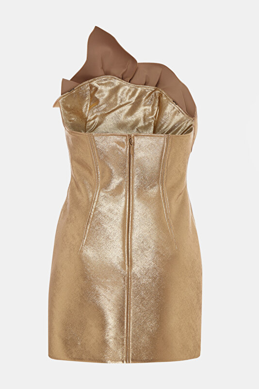 GOLD MINI DRESS 2