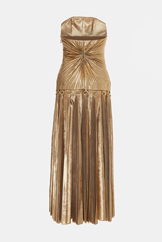 GOLD MAXI DRESS 2