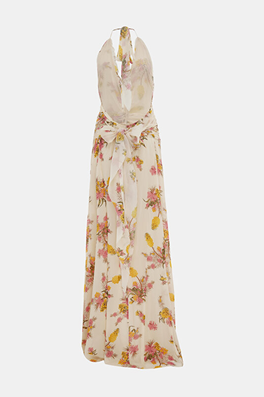 MULTICOLOR FLORAL PATTERN DRESS 2