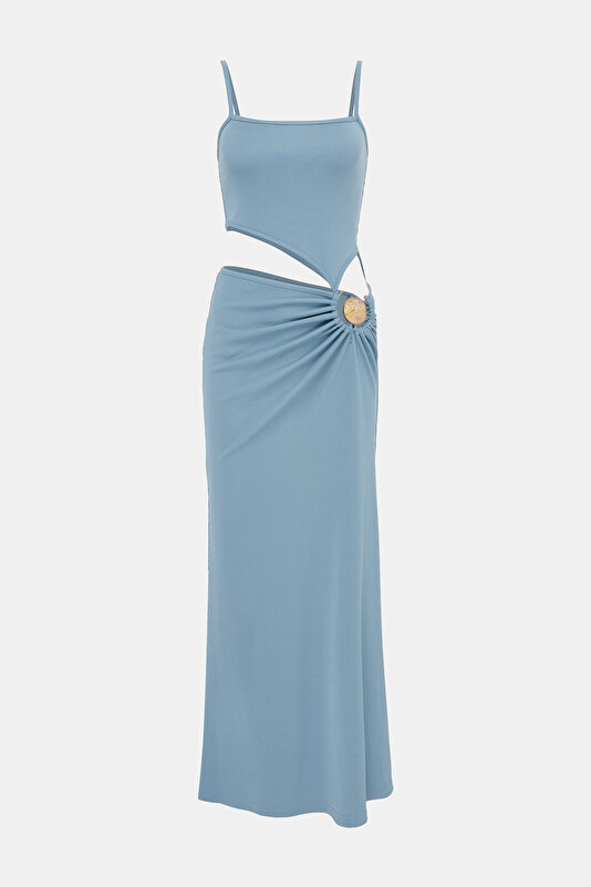 BLUE MIDI DRESS 3