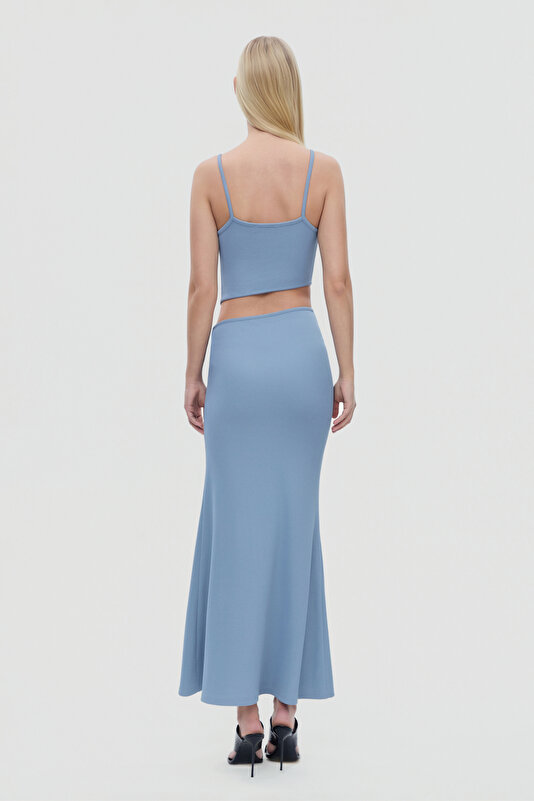 BLUE MIDI DRESS 2