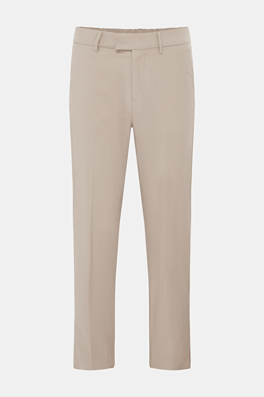 BEIGE SKINNY LEG TROUSERS 4
