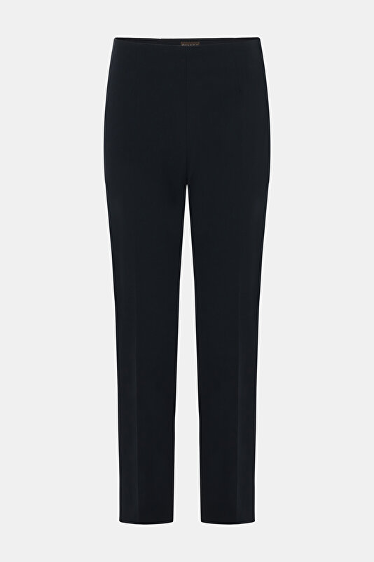 NAVY BLUE SKINNY LEG TROUSERS