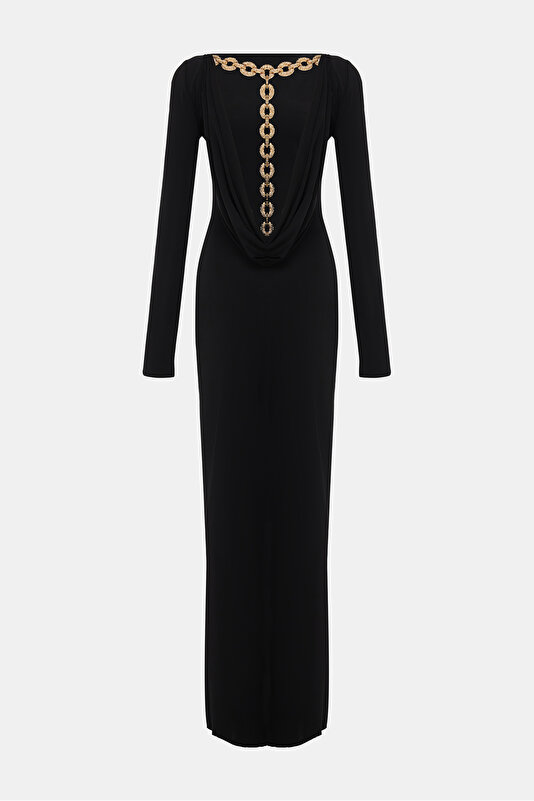 BLACK MAXİ DRESS 2