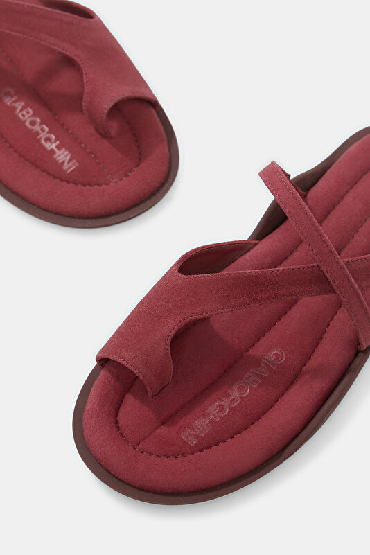 MAROON SLIPPER 4
