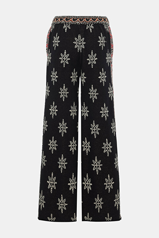 MULTİCOLOR STRAİGHT CUT TROUSERS 2